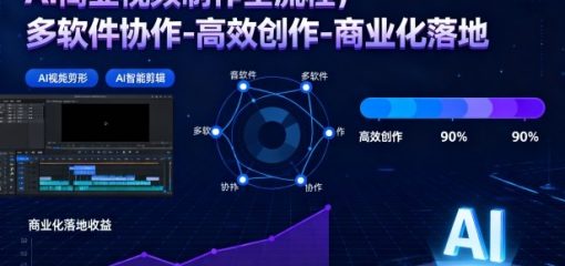 AI商业视频制作全流程2期，多软件协作-高效创作-商业化落地(更新)
