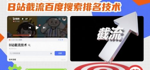 引流系列课9：B站截流百度搜索排名技术