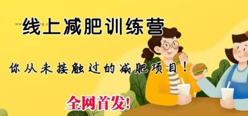 线上减肥训练营，足不出户，仅靠拉几个社群，发几条朋友圈，就可以月实现入五位【揭秘】