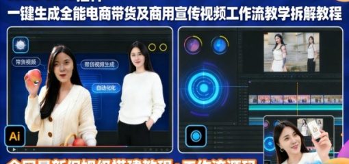 sora插件生成全能商用带货及宣传视频coze工作流拆解教程